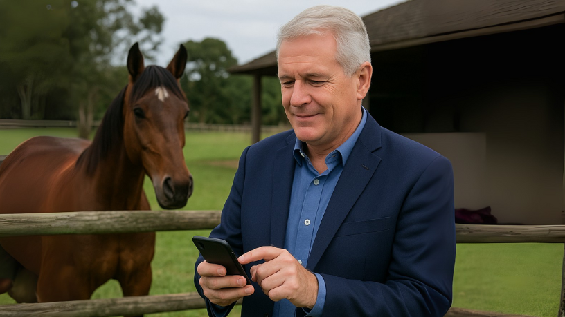 Aldo Vendramin evidencia como o marketing digital e as redes sociais transformam os leilões de Cavalos Crioulos.
