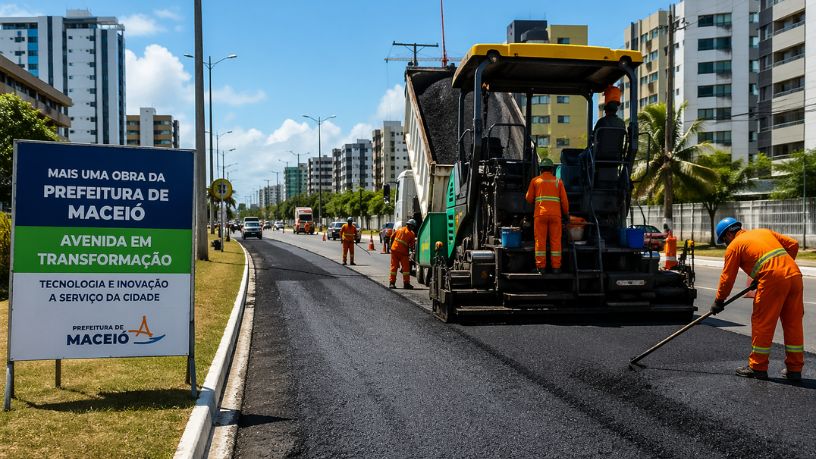 Tecnologia inédita transforma avenida em Maceió e aponta novo caminho para mobilidade urbana