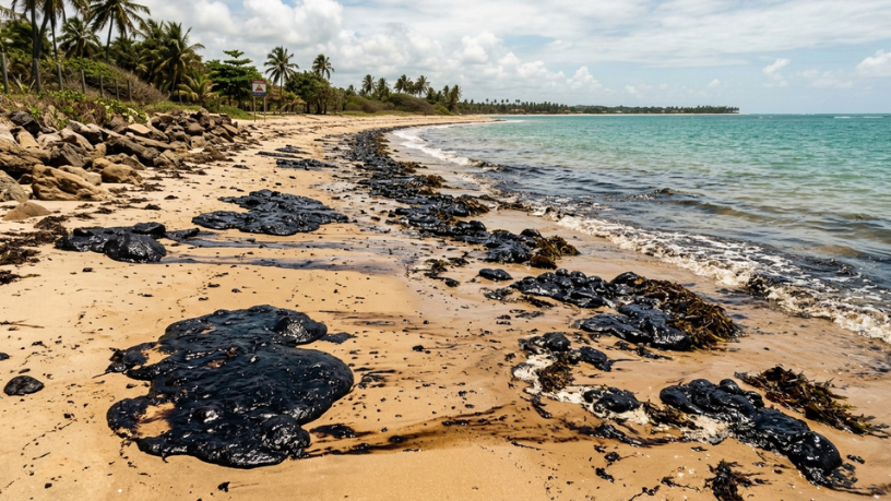 Manchas de óleo voltam ao litoral de Maceió: o que se sabe e quais cuidados moradores e turistas devem tomar